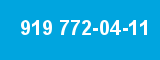 919 772-04-11 919 772-04-11